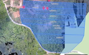 Demarcação de área